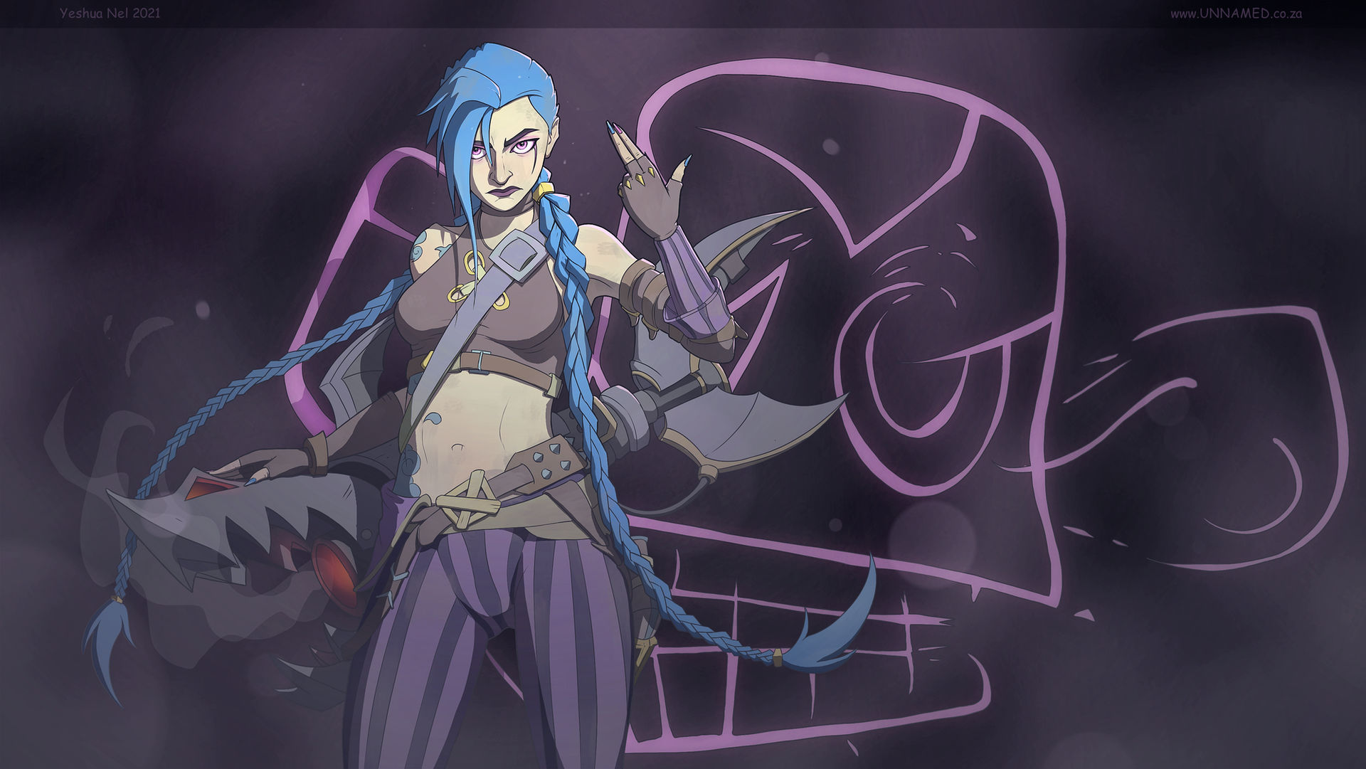Arcane Jinx Free Wallpaper