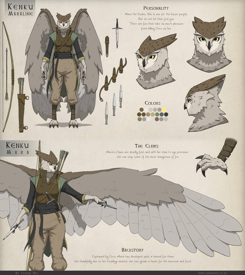 Character Design - Kenku by YeshuaNel on DeviantArt