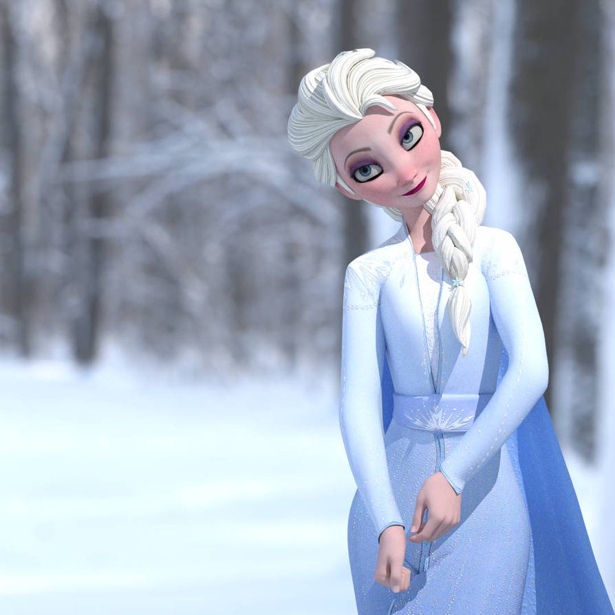 Elsa Diffuse Elsa render by Hyphen732 on DeviantArt