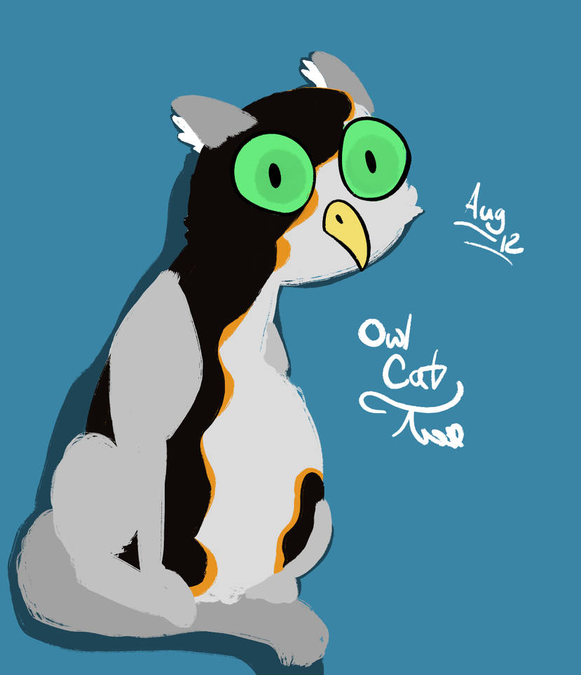 Owl Cat by Trushi100 on DeviantArt