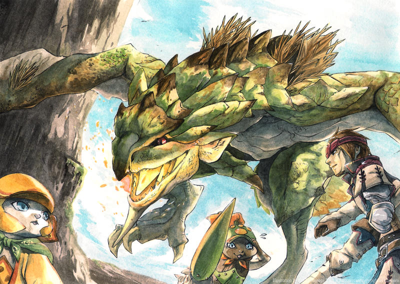 Rathian by ryuuzenga on DeviantArt