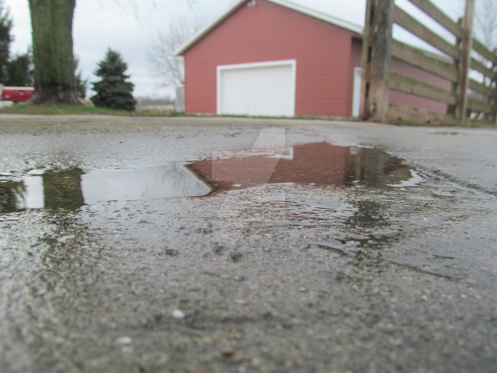 Puddle Reflection by HeavensDemons35 on DeviantArt