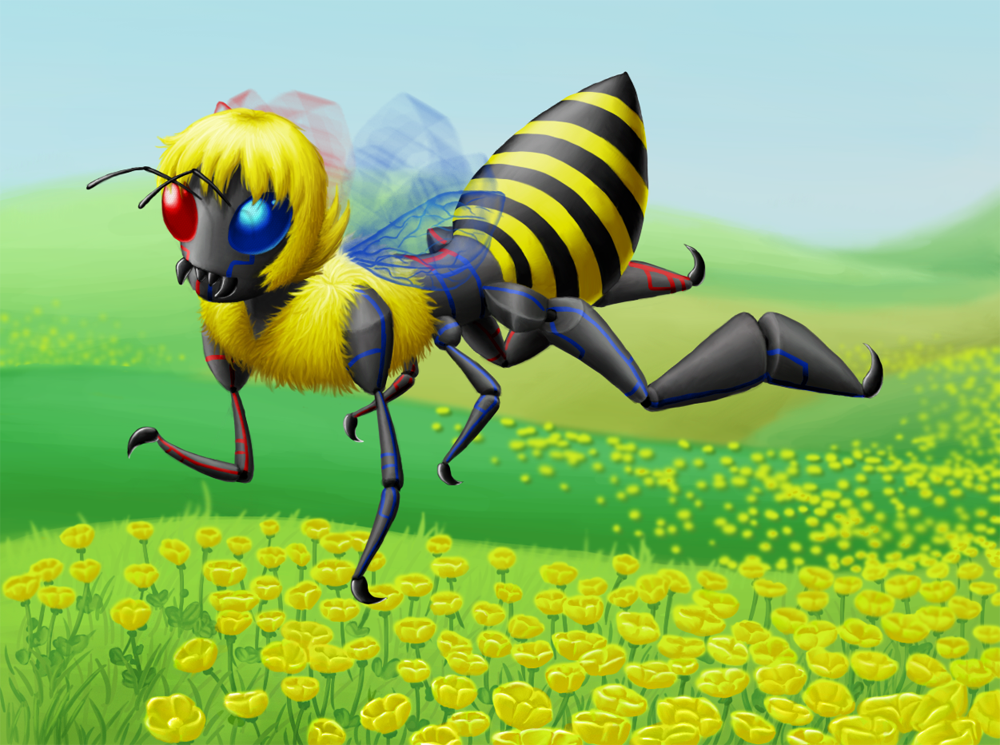 Sollux: Bee a fluffy anthro