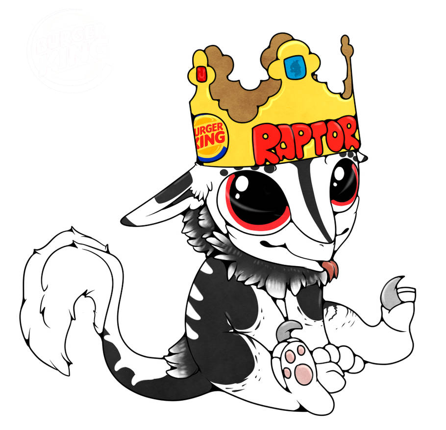 Raptor The Burger King by Haypanda on DeviantArt