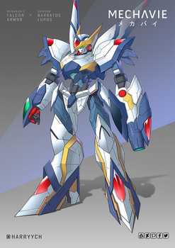 Megaman X Falcon Armor x Barbatos Lupus