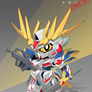 Commission - Gundam Knight Zero VII