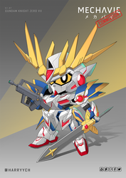 Commission - Gundam Knight Zero VII