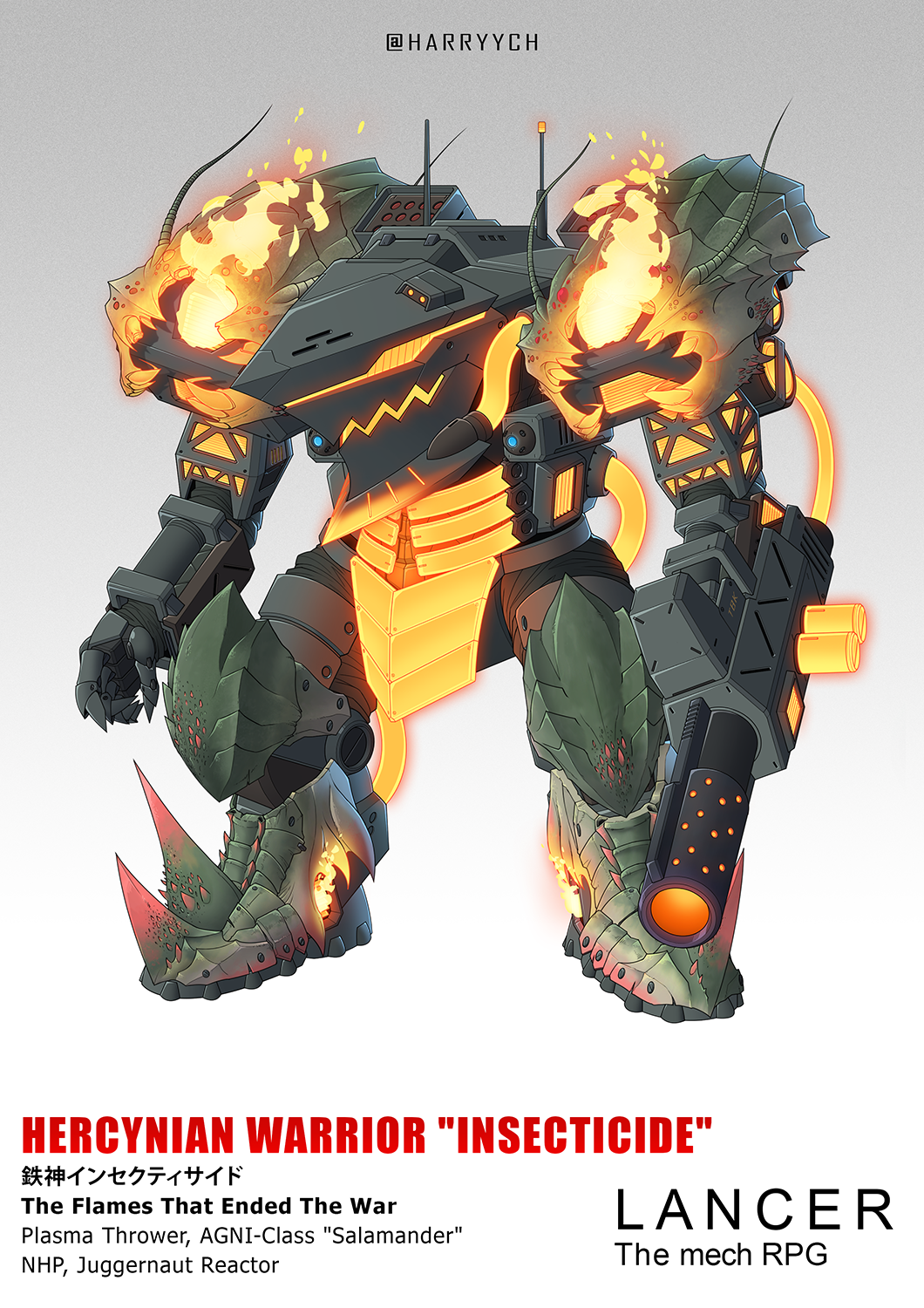 Hercynian Warrior Insecticide by HarryYCH on DeviantArt
