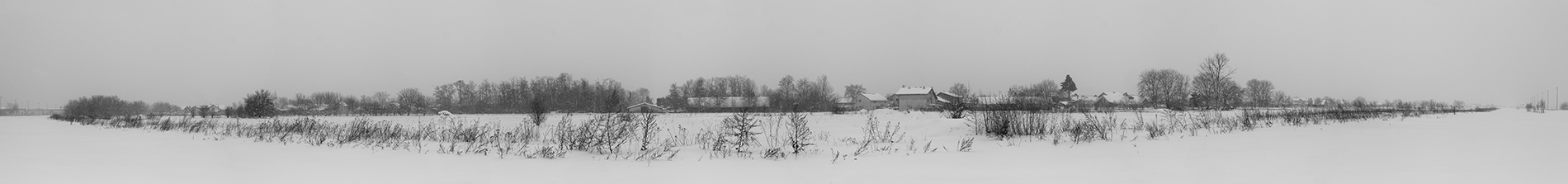 Winter outside my village