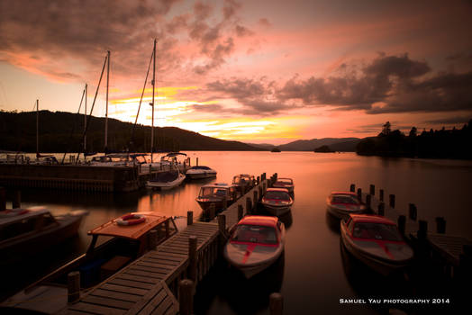 Sunset in Windermere