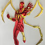 Iron Spider-Man paper cutout