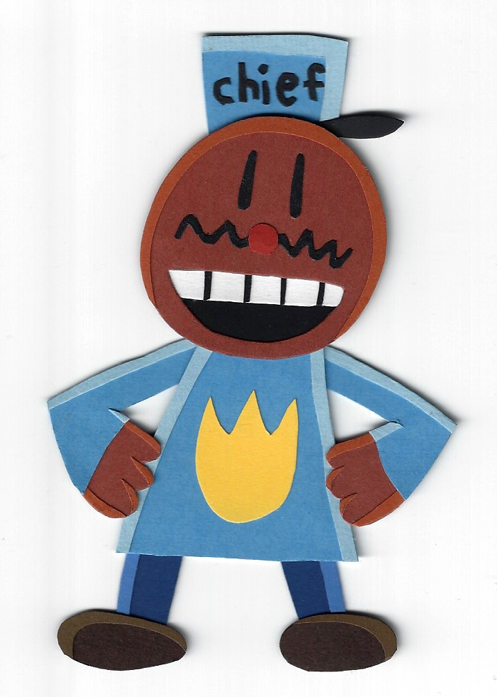 Chief (Dog Man) paper cutout by say-andy on DeviantArt