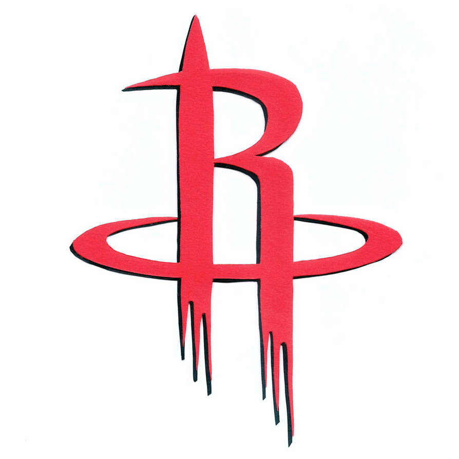 Houston Rockets logo paper cutout by say-andy on DeviantArt