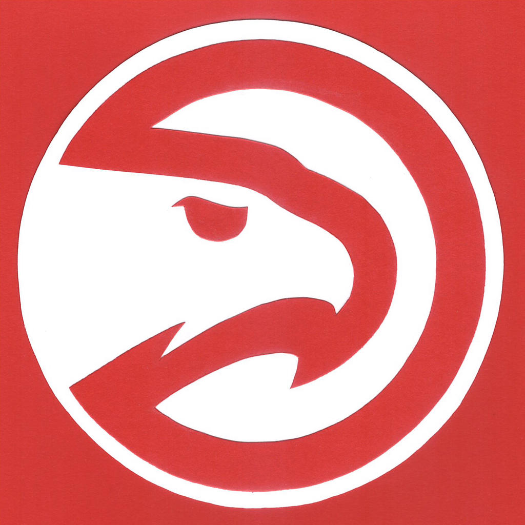 Atlanta Hawks logo paper cutout by say-andy on DeviantArt