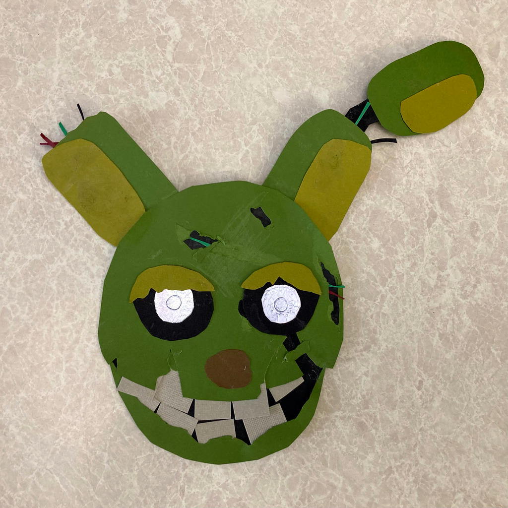 Springtrap Cutout FNAF3 Springtrap paper cutout by say-andy on DeviantArt