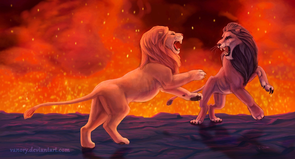 Simba Vs Scar By Vawie Art On Deviantart Simba Vs Scar By Vawie Art On Deviantart