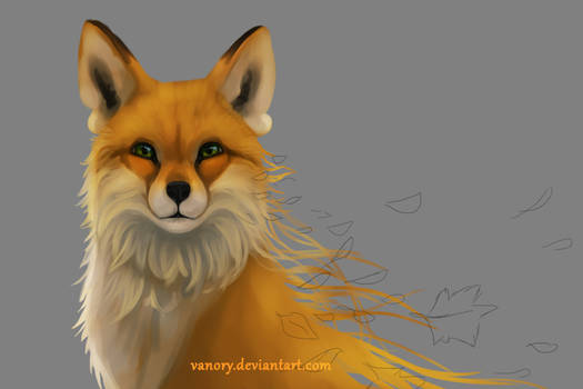 Autumn Fox_work in progress