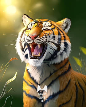 Happy Tiger (Time-Lapse)
