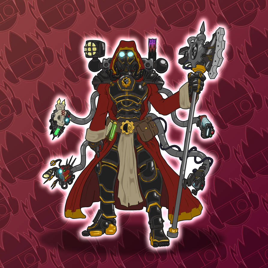 Commission Tech Priest by Sanyo2100 on DeviantArt