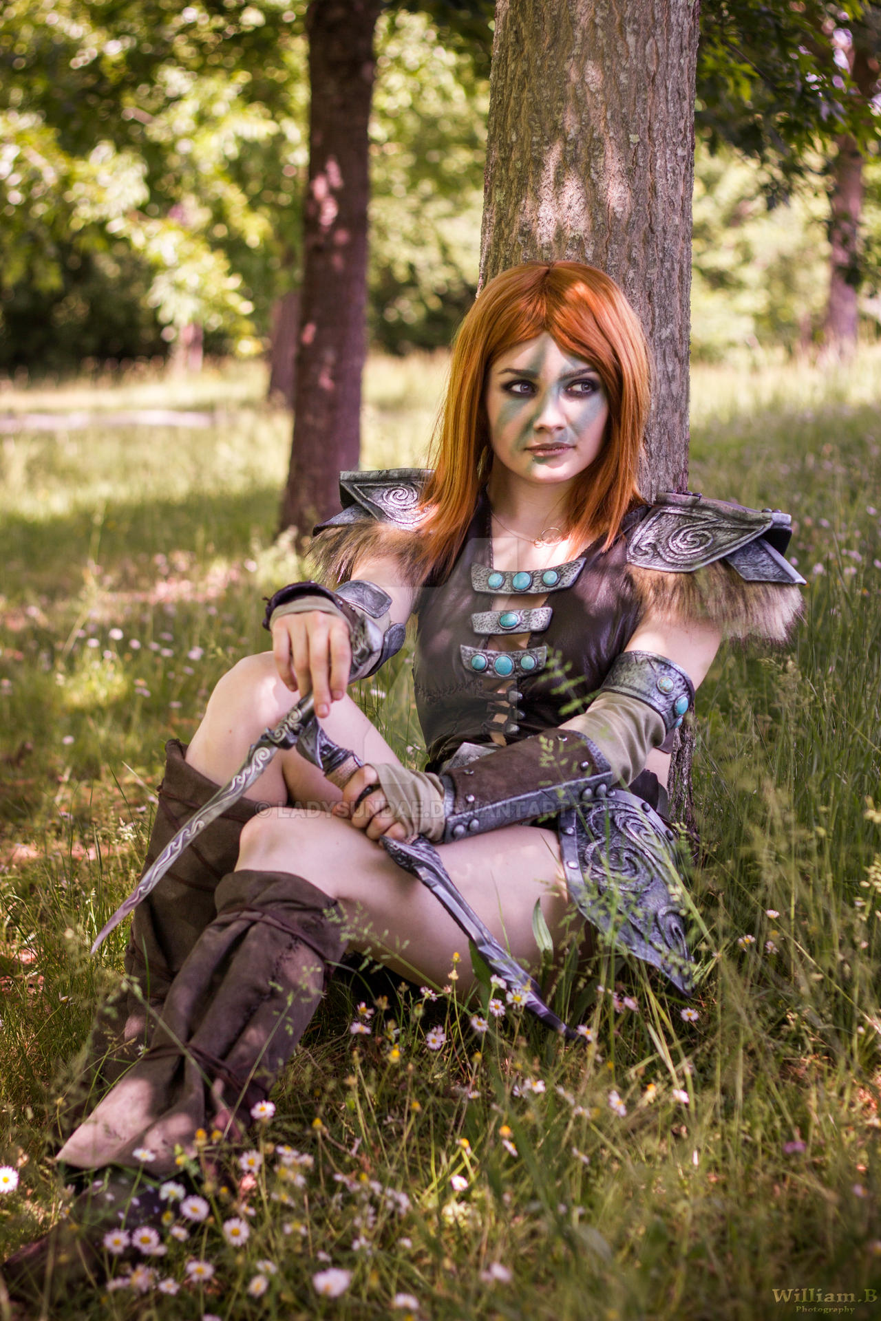 Aela the Huntress cosplay from Skyrim
