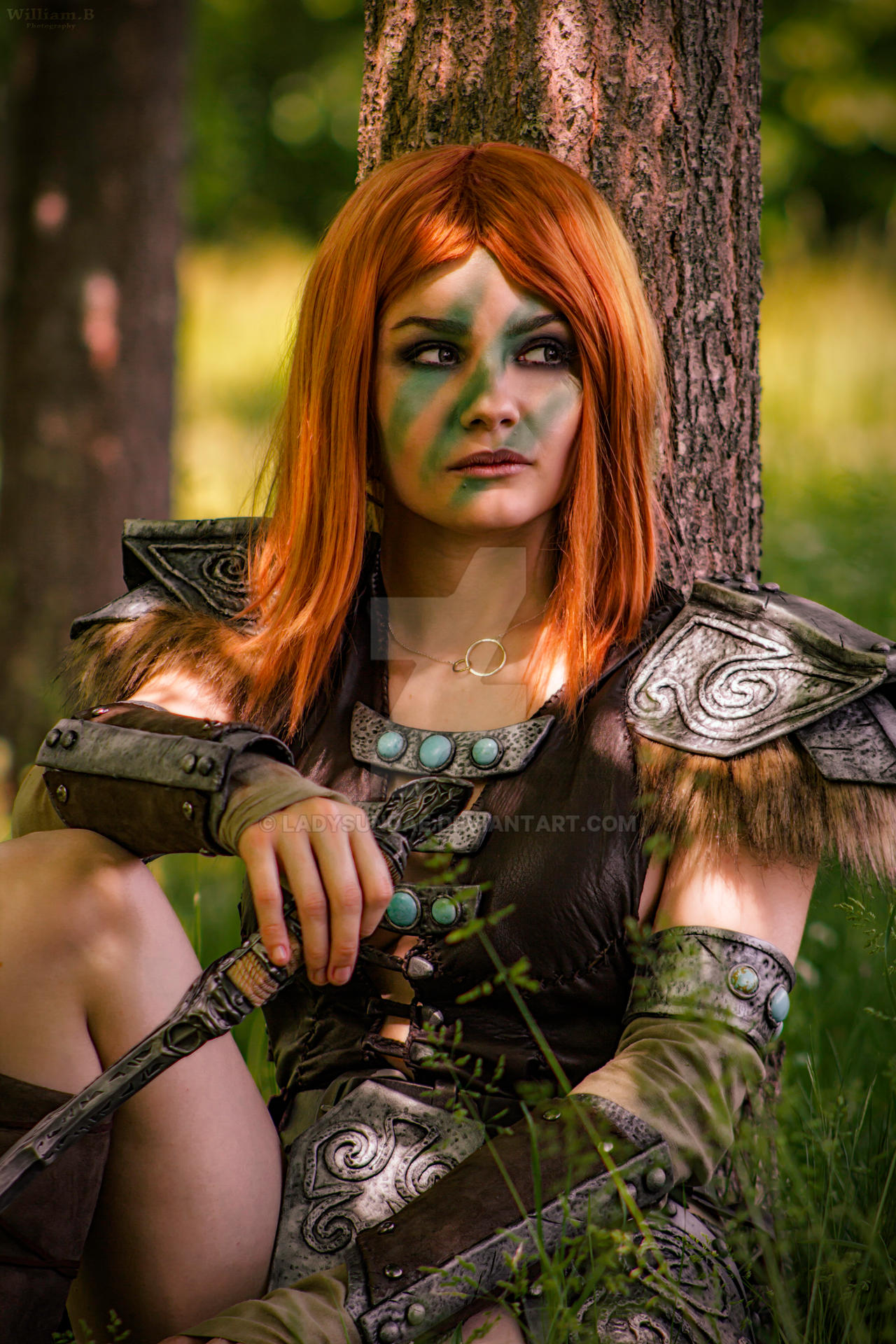 Aela the Huntress cosplay from Skyrim