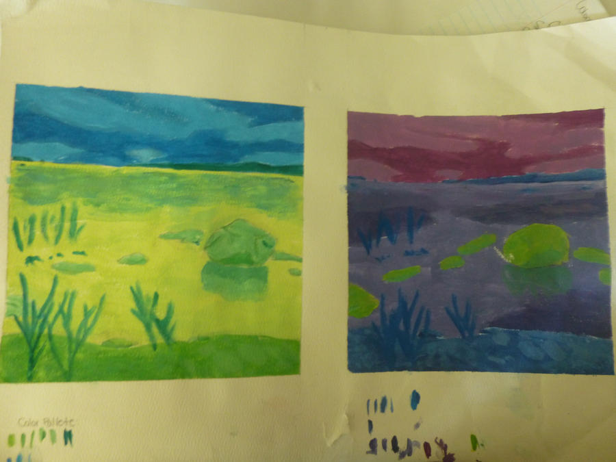 color theory assignment by purplishpanda on DeviantArt