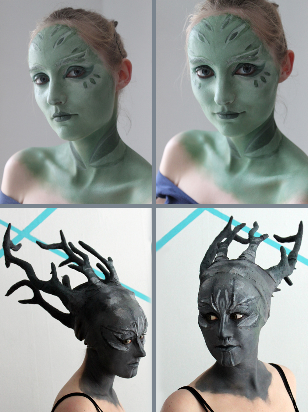 Sylvari Cosplay Progress - Make-up and Prosthetics