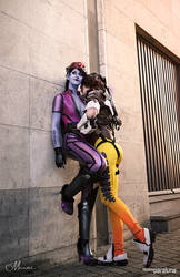 Widowmaker and Tracer - Overwatch