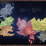 Westeros and Essos as a Risk-Board