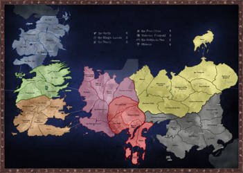 Westeros and Essos as a Risk-Board