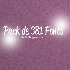 Pack de 381 fuentes-Font