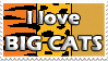 love big cats stamp by izka197