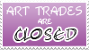 Art Trades Closed Stamp
