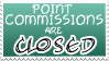 Point Commissions Closed Stamp by izka197