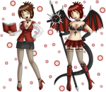 Akira Takeda- Demoness Akki by izka197