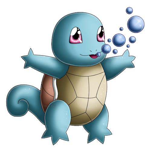 Pokedex 007: Squirtle- Bubble