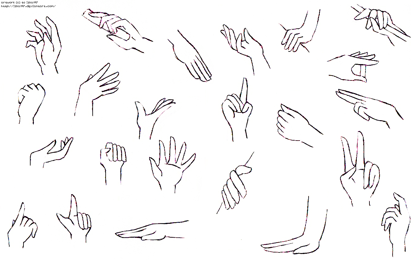 Hands- practice II by izka197 on DeviantArt