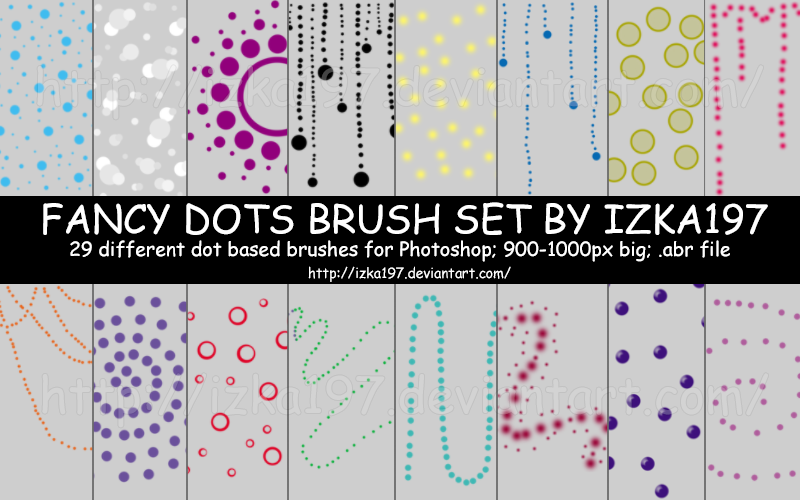Fancy Dots Brush Set