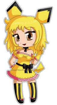 Gijinka Poke Chibi Pichu Blink