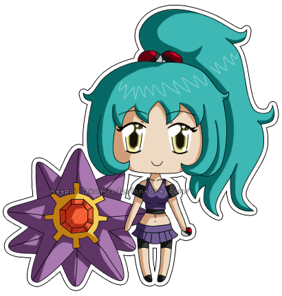 Mini Chibi Emma and Starmie