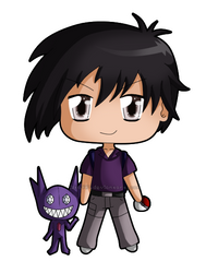 [Commission] Chibi Mark and Sableye