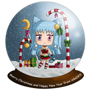 Snowglobe Ami- Merry Christmas!