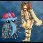 [Commission*] Tentacruel and Lopunny by izka197