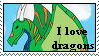 love dragons stamp by izka197