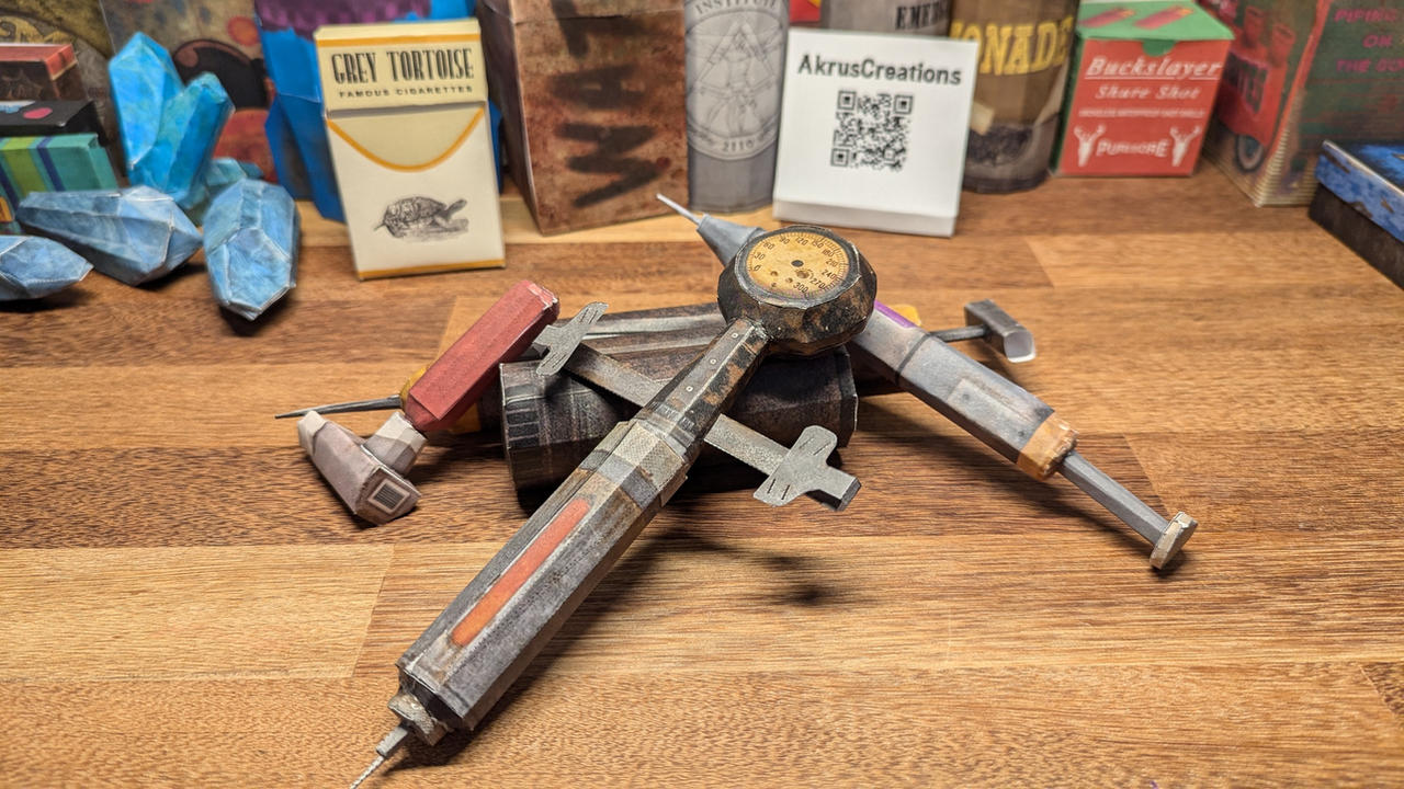 Finally finished the Fallout 4 Chems papercrafts by Slimiestgaming on ...