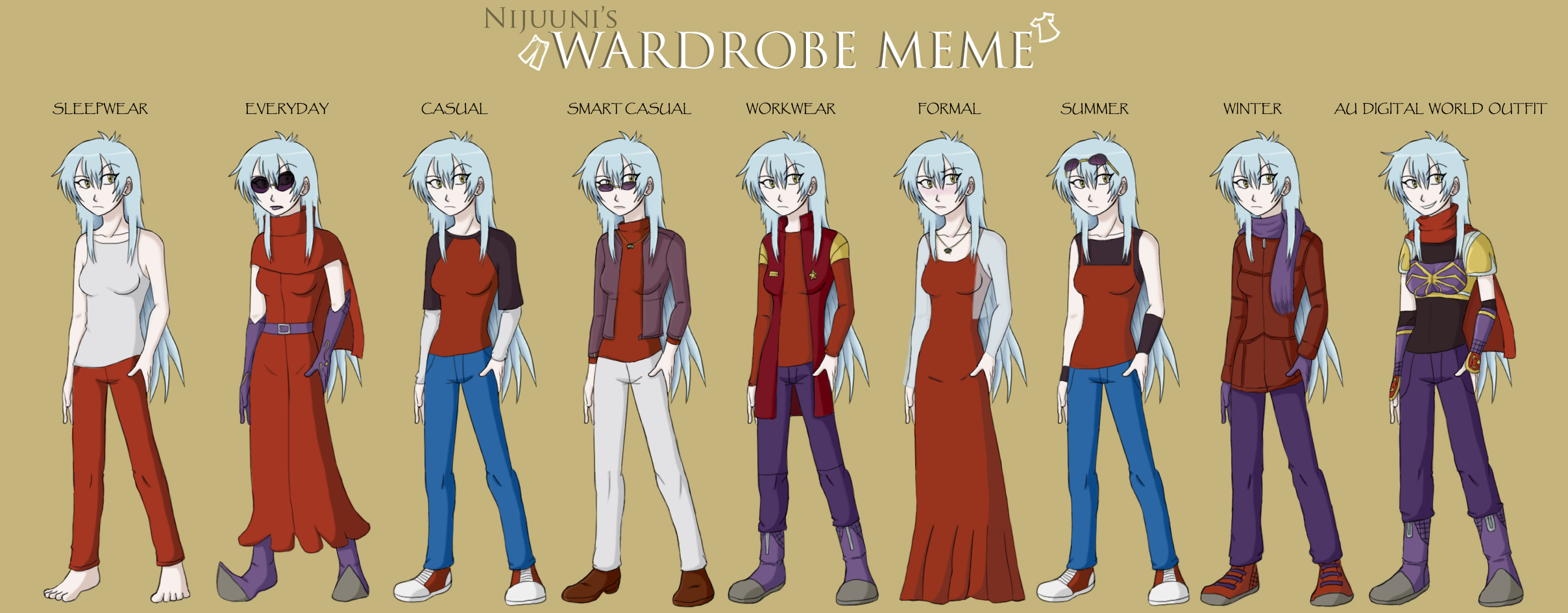 Wardrobe Meme - Arukenimon