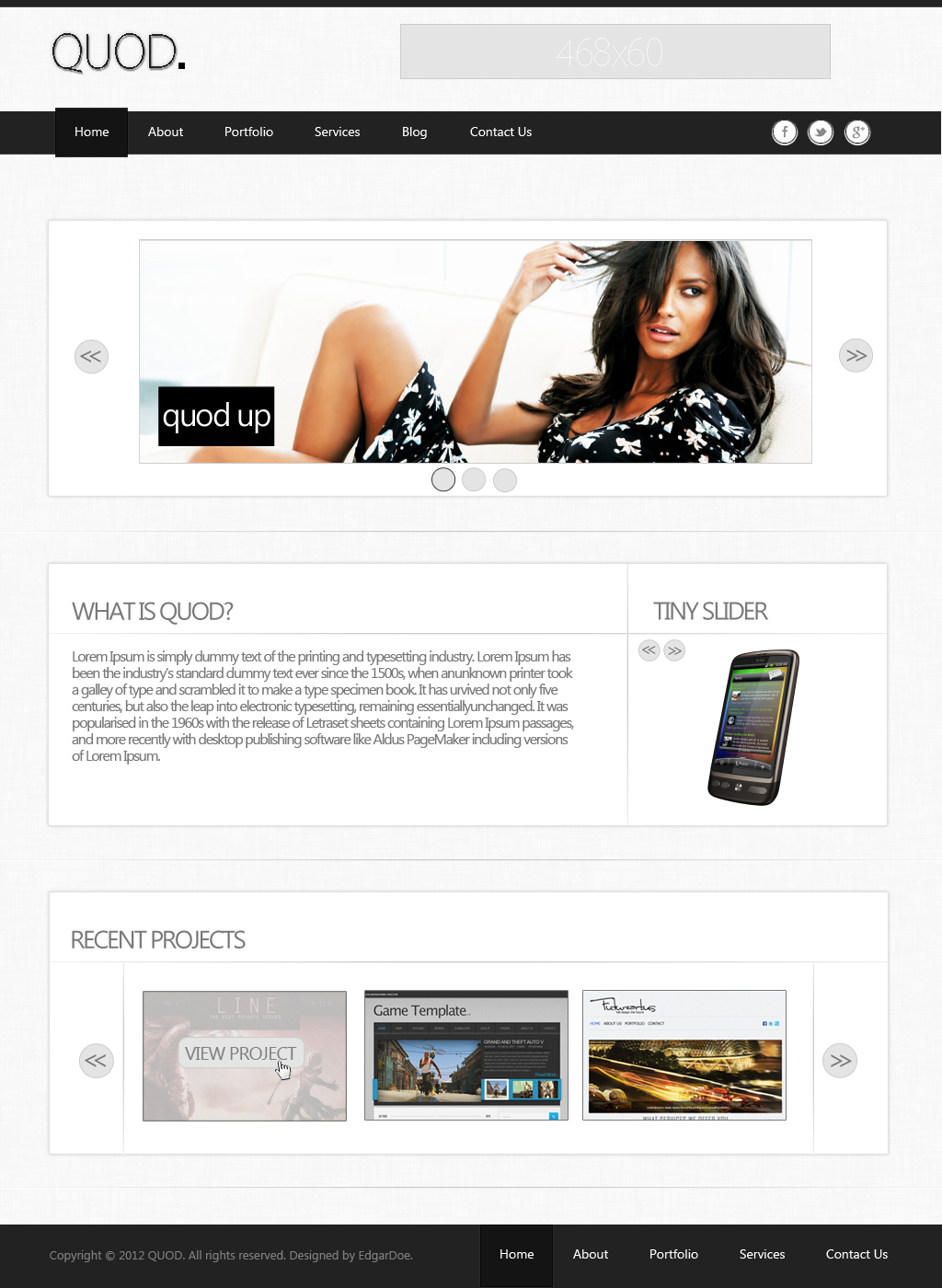 Quod - Business and Portfolio Template