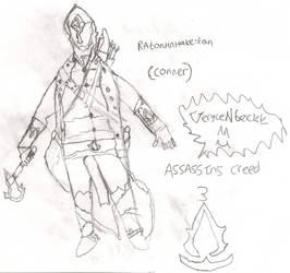 Assassins creed 3 conner uncoloured