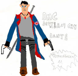 DMC devil may cry dante coloured (unsure coloures)