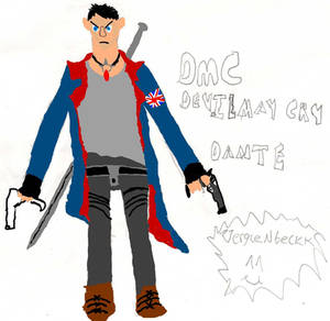 DMC devil may cry dante coloured (unsure coloures)